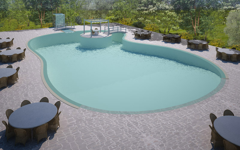 Piscina esterna Villa Z Maglie [LE]